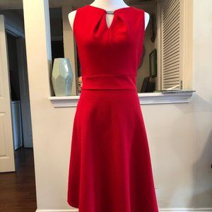 Lovely red fit & flare dress, size 12